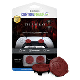 KontrolFreek Diablo IV Performance Thumbsticks for PlayStation 4 (PS4) and PlayStation 5 (PS5) Controller | 2 Low-Rise | Red & Black